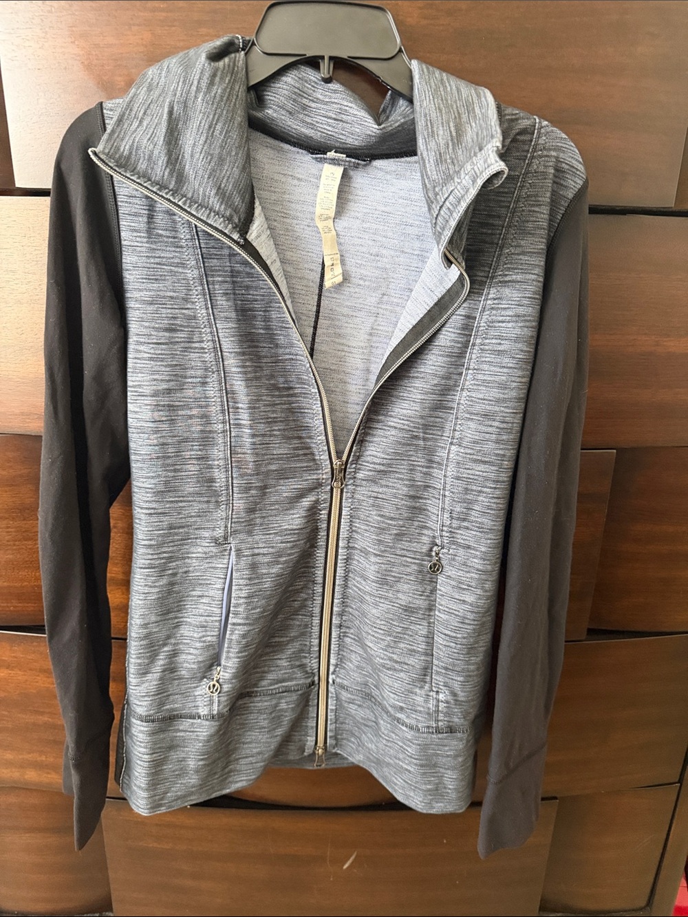 lululemon athletica Gray and Black Full-Zip up jacket